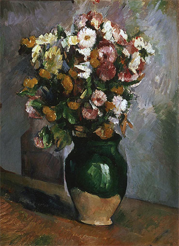 Flowers in an Olive Jar, c.1880 | Cezanne