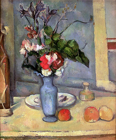 The Blue Vase, c.1883/87 | Cezanne | Giclée Leinwand Kunstdruck