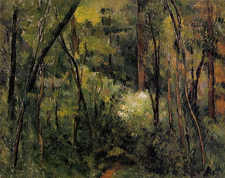 Gestrüpp, c.1885 | Cezanne | Giclée Leinwand Kunstdruck