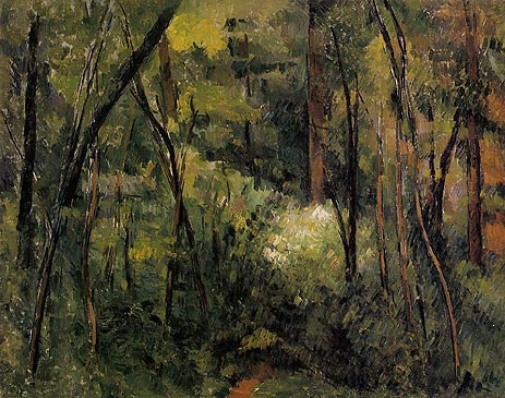 In the Woods, c.1885 | Cezanne