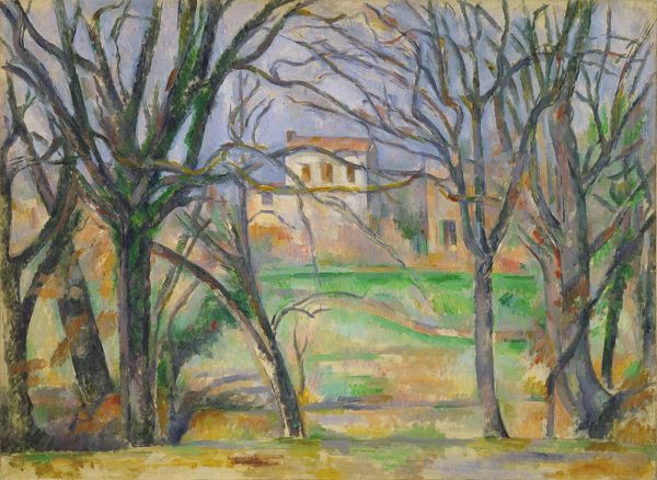 Trees and Houses, c.1885 | Cezanne