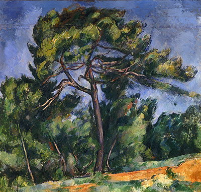 The Large Pine, c.1889 | Cezanne | Giclée Leinwand Kunstdruck