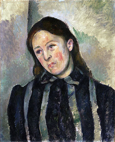 Madame Cezanne with Unbound Hair, c.1890/92 | Cezanne | Giclée Canvas Print