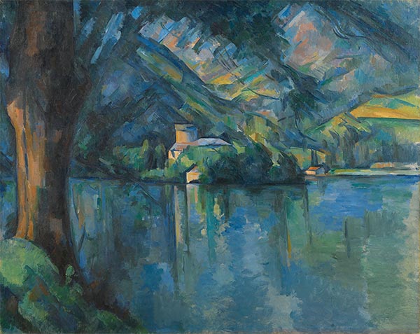 The Lac d'Annecy, 1896 | Cezanne | Giclée Leinwand Kunstdruck