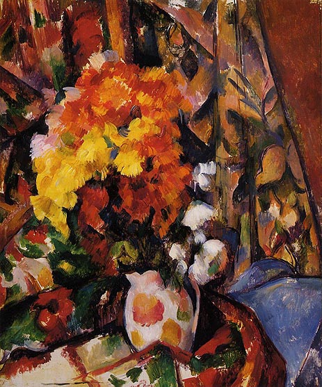 Chrysanthemums, c.1896/98 | Cezanne | Giclée Canvas Print