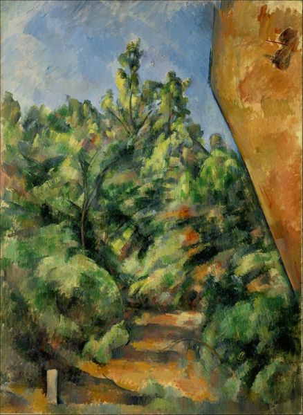 Bibemus – der rote Felsen, c.1895 | Cezanne | Giclée Leinwand-Kunstdruck