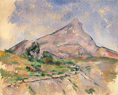 Mount Sainte-Victoire, c.1897/98 | Cezanne | Giclée Leinwand Kunstdruck