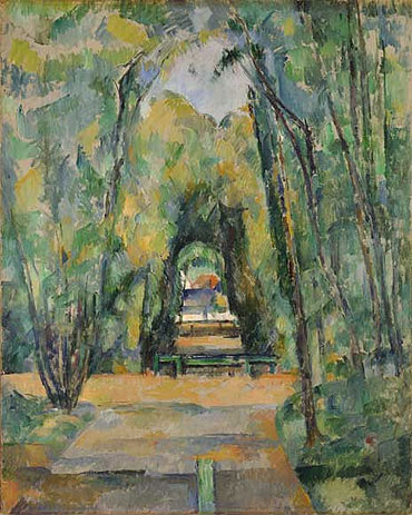 Avenue at Chantilly, 1888 | Cezanne
