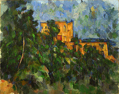 Chateau Noir, c.1900/04 | Cezanne | Giclée Leinwand Kunstdruck