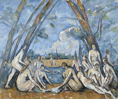 The Large Bathers, 1906 | Cezanne