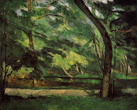 The Etang des Soeurs at Osny, c.1875 | Cezanne
