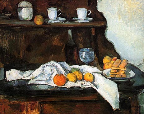 Das Buffet, 1877 | Cezanne | Giclée Leinwand Kunstdruck
