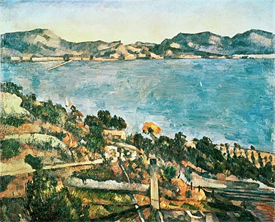 Cezanne | The Sea at l'Estaque, c.1882/85 | Giclée Canvas Print
