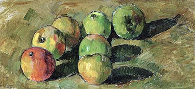 Still Life with Apples, 1878 | Cezanne | Giclée Leinwand Kunstdruck