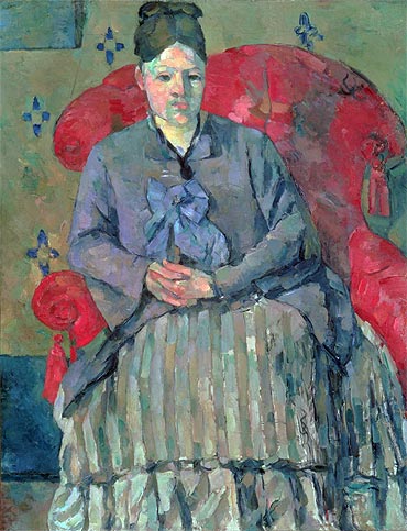 Madame Cezanne in a Red Armchair, c.1877 | Cezanne | Giclée Canvas Print