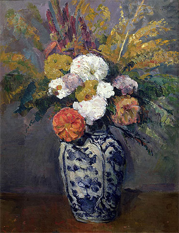 Dahlias, c.1873 | Cezanne