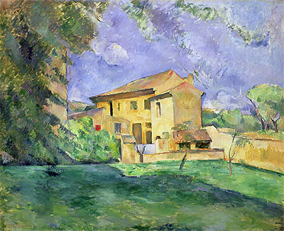 Farm at Jas de Bouffan, c.1887 | Cezanne | Giclée Canvas Print
