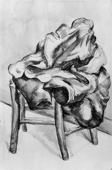 Drapery on a Chair, c.1980/00 by Cezanne | Paper Art Print