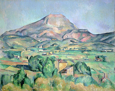 Montagne Sainte-Victoire, n.d. | Cezanne | Giclée Leinwand Kunstdruck
