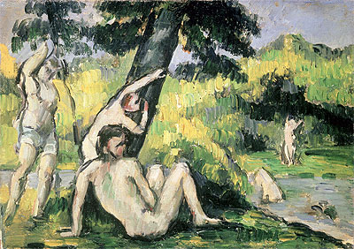 The Bathing Place, n.d. | Cezanne | Giclée Leinwand Kunstdruck