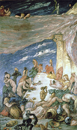The Orgy, c.1866/68 | Cezanne | Giclée Leinwand Kunstdruck