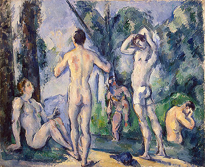 Badende, c.1890/91 | Cezanne