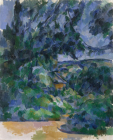 Blue Lanscape, c.1904/06 | Cezanne | Giclée Leinwand Kunstdruck