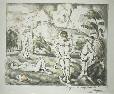 The Bathers, c.1896/98 | Cezanne | Giclée Papier-Kunstdruck