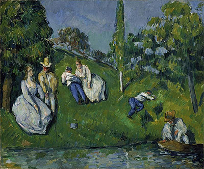 The Pond, c.1877/79 | Cezanne | Giclée Leinwand Kunstdruck