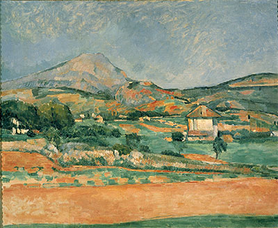 View over Mont St. Victoire, c.1882/85 | Cezanne | Giclée Leinwand Kunstdruck