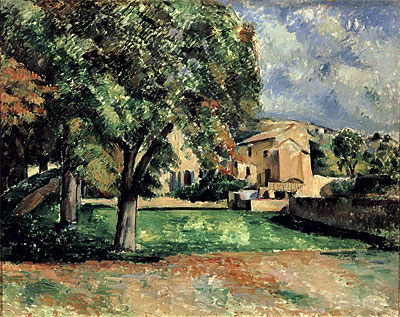 Trees in a Park, Jas de Bouffan, c.1885/87 | Cezanne