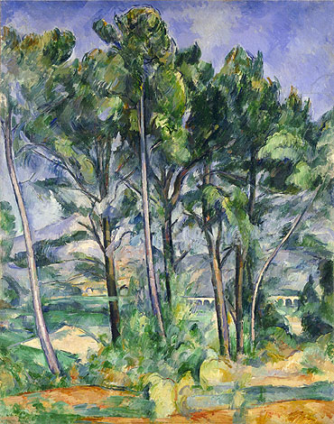 The Aqueduct (Montagne Sainte-Victoire seen through Trees), c.1885/87 | Cezanne