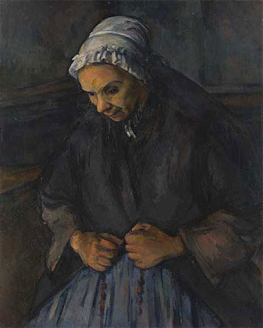 An Old Woman with a Rosary, c.1895/96 | Cezanne | Giclée Canvas Print