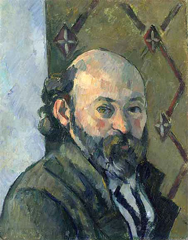 Self-Portrait, c.1880/81 | Cezanne | Giclée Leinwand Kunstdruck
