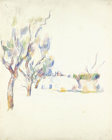 Path at Jas De Bouffan, c.1900 | Cezanne | Giclée Paper Art Print