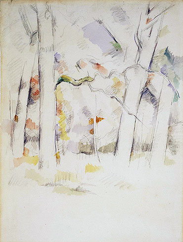 Spring Woods, c.1882/84 | Cezanne | Giclée Papier-Kunstdruck