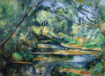 The Brook, c.1898/00 | Cezanne | Giclée Leinwand Kunstdruck
