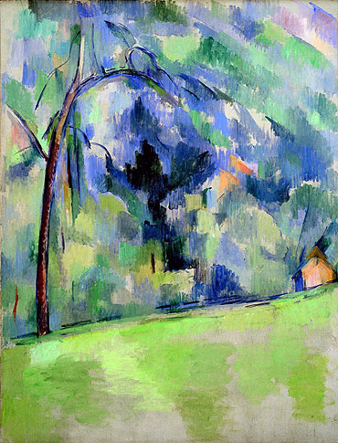 Morning in Provence, c.1900/06 | Cezanne | Giclée Leinwand Kunstdruck