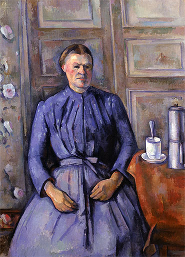 Woman with a Coffee Pot, c.1890/95 | Cezanne | Giclée Leinwand Kunstdruck