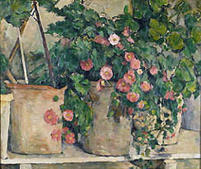 Still Life with Petunia, c.1879/82 by Cezanne | Canvas Print