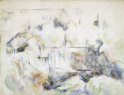 House Among Trees, c.1890 | Cezanne | Giclée Paper Art Print