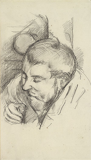 Portrait of a Man (Emile Zola), c.1882/83 | Cezanne | Giclée Paper Print