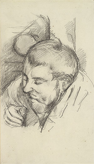 Portrait of a Man (Emile Zola), c.1882/83 | Cezanne