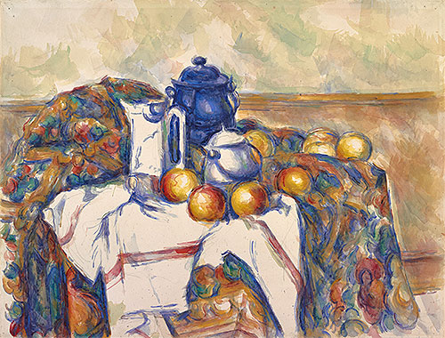 Still Life with Blue Pot, c.1900 | Cezanne | Giclée Paper Print