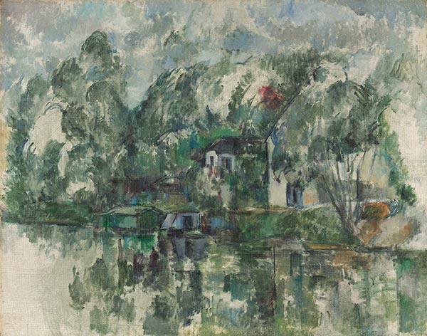 Am Wasserufer, c.1890 | Cezanne