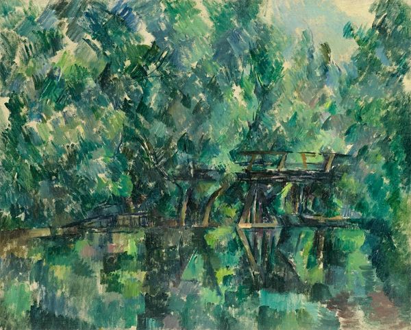 Brücke über den Teich, c.1898 | Cezanne