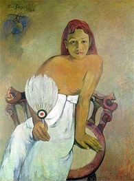 Gauguin | Girl with a Fan | Giclée Canvas Print
