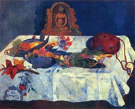 Stilleben mit Papageien, 1902 von Gauguin | Leinwand Kunstdruck