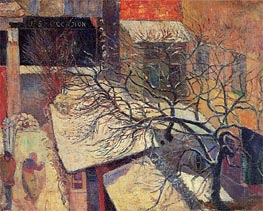 Gauguin | Paris in the Snow | Giclée Canvas Print
