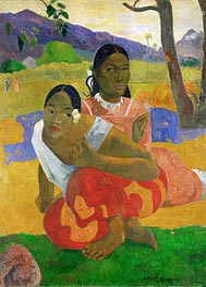Nafeaffaa Ipolpo (When Will You Marry), 1892 by Gauguin | Canvas Print